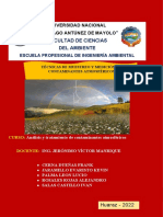 Técnicas de Muestreo y Medición de Contaminantes Del Aire