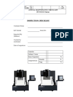 DUO Series AMC Check List