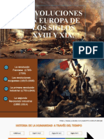 REVOLUCIONES EN EUROPA DE LOS SIGLOS XVIII Y