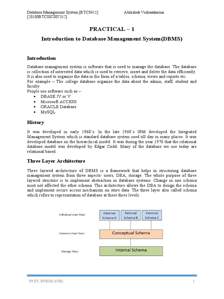 Dbms Lab Fiel | PDF | Databases | Sql