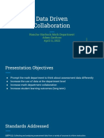 Data Driven Collaboration Presentation