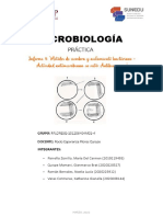 Microbiología Informe Semana 4 Práctica PDF
