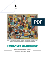 Employee Handbook: Employment and Benefit Policies Fiscal Year 2021 - 2022 Edition