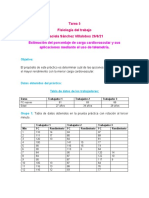 Tarea 5 Fisiologia Del Trabajo Estimación Del Porcentaje de Carga Cardiovascular