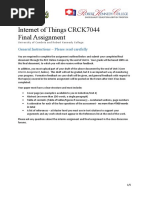 CRKC7044 Internet of Things Final Assessment