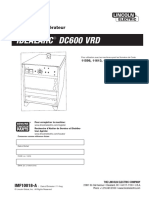 Lincoln Electric DC-600 VRD - 11598 Manuel Utilisateur