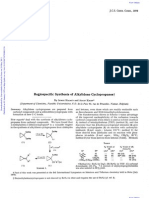 Regiospecific Synthesis of Alkylidene Cyclopropanes