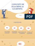 Concept of Teaching & Learning: Topic 1