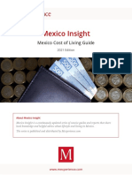 Mexico Insight Guide To The Cost of Living in Mexico 2021