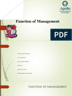 Function of Management