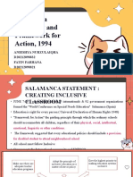 Salamanca Statement and Framework UNESCO 1994