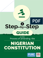 Step by Step Guide To The Process of Amending The Nigerian Constitution