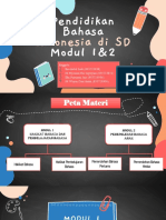 Tugas Presentasi KELOMPOK 1 (Modul 1 Dan Modul 2) Pendidikan Bahasa Indonesia Di SD - Pokjar Seputih Banyak