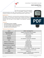 Measuring Principle: Coating Thickness Gauge