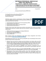 Surat Pengantar Penandatanganan Kontrak PDWM 2022