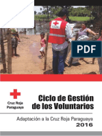 Ciclo de Gestion de Voluntariado Cruz Roja Paraguaya