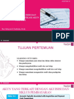 #6 Audit 2 PPT - Audit Siklus Akuisisi Dan Pembayaran Verisikasi Akun Terpilih