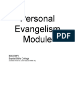 Personal Evangelism: Bbcemfi Baptist Bible College