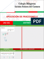 1ro Sec - Aplicacion de Fracciones II - 05 Abril