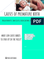 causes of premature birth