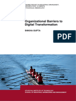 Organizational Barriers To Digital Transformation: Shikha Gupta
