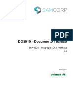 DOS010 - UNIMED - ERP-0528 - Integração SOC X Protheus - v5