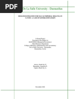 De La Salle University - Dasmariñas: Demand Estimation For Macao Imperial Milk Tea in Cavite: A Case of Generation Z/Igen