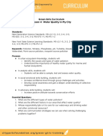 Green Girls National Curriculum Water Quality Lesson 4 1