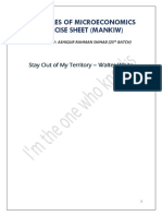 Microeconomics Exercise Sheet 1