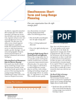 Masters, G. M. (2019) - Simultaneous Short - Term and Long-Range Planning Does Your Organization Have The Right Strategic Plan