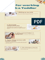 Tips For Working With A Toddler