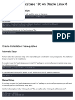 Install Oracle Database 19c On Oracle Linux 8