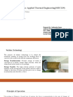 Clasification of Steam Turbines