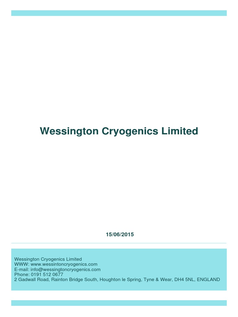 Wessington Catalogue June 2015 PDF Vacuum Chemical Engineering