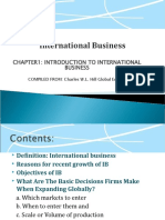 Chapter1: Introduction To International Business: COMPILED FROM: Charles W.L. Hill Global Edition