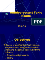 Antidepressant Toxic Pearls: Dr.S.A.Q