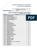 Plan de Estudios 1985