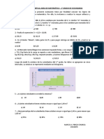 Evaluación Virtual Area de Matemática 2abcd