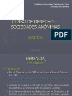 Décimo Primera - Clase 11 (Gerente General Designación)