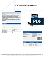 Auto-Oplader 3A Voor Micro-USB-apparaten: Algemene Informatie