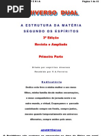 EStrutura da Matéria SEgundos os Espiritos 1a Parte