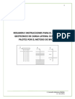 Resumen E Instrucciones para El Calculo Geotecnico de Carga Lateral Última en Pilotes Por El Metodo de Broms