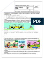 2ª PROVA DE FÍSICA - 6º ANO ENS. FUNDAMENTAL - WANDERSON CARVALHO - MARIA JOSÉ 2022