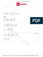 Calculadora para La Inversa de Una Matriz - Symbolab