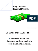 Raising Capital in Financial Markets