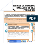 Homologaciones de Objetos de Gasto Sugeridas para Los Recursos de Administración Del SGR