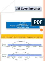 Multi Level Inverter: Dr. A. Ravi Professor/EEE Francis Xavier Engineering College Tirunelveli-India