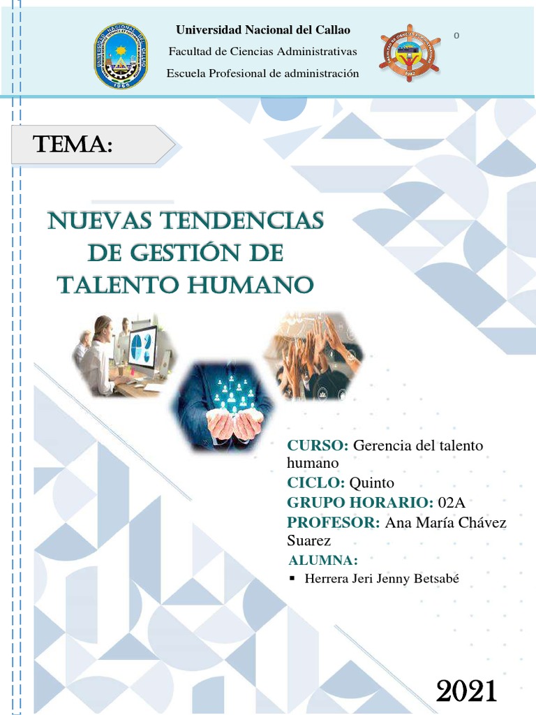 Nuevas Tendencias en Gestión del Talento Humano | PDF | Gestión de ...