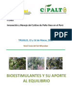 BIOESTIMULANTES Y SU APORTE AL EQUILIBRIO