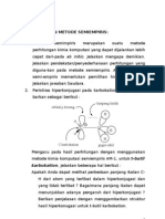 Soal Latihan Metode Semiempiris